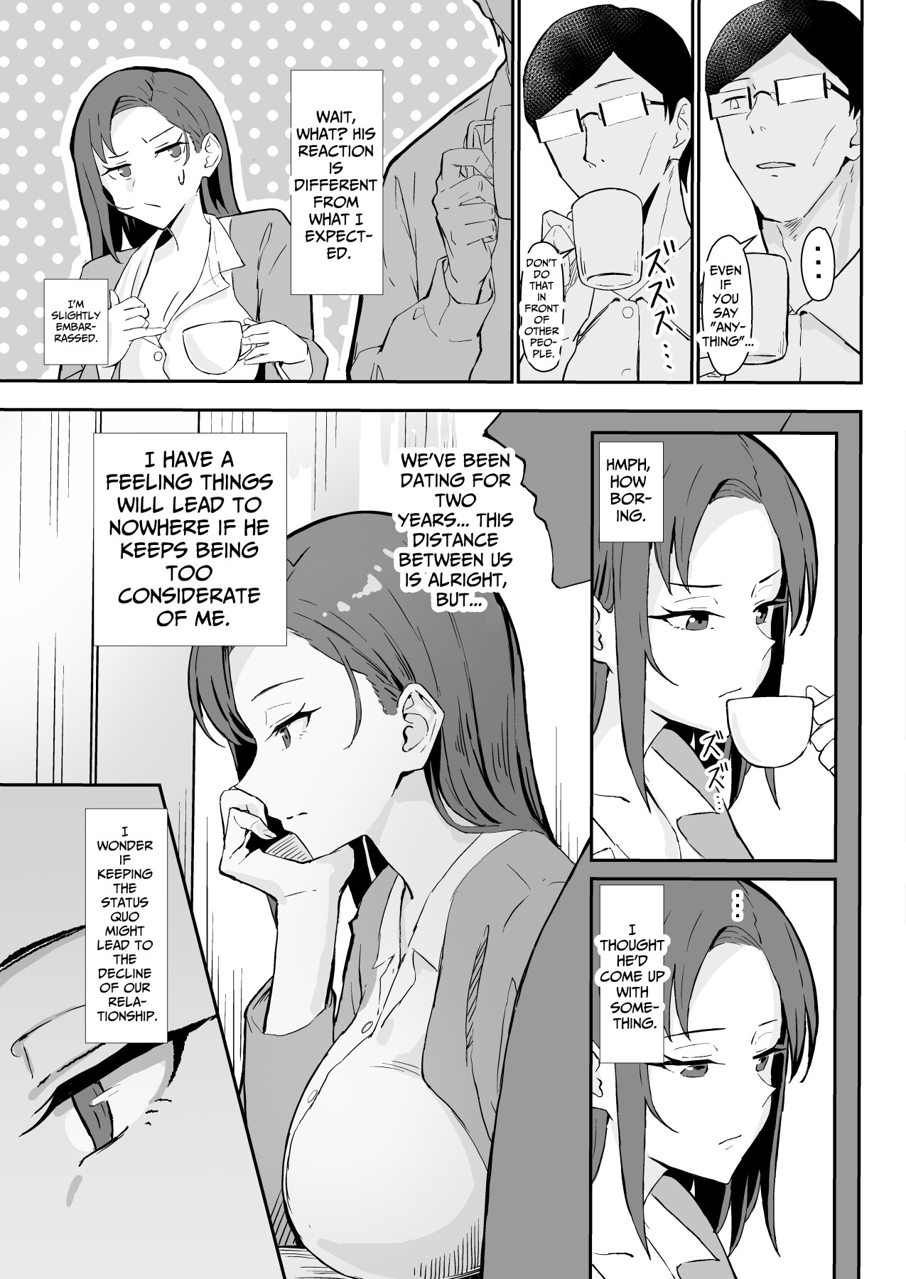 Hentai Manga Comic-Cool older career woman girlfriend, dignity destruction consensual sex-Read-8